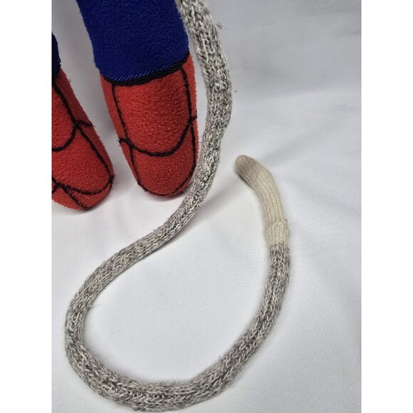Sock Monkey Spiderman stuffed animal plush- Handmade 18 Inches - Picture 16 of 16